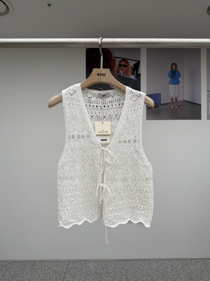 MADE-P韓國直郵女士新款推薦休閑熱賣職業真品時尚26春夏馬甲MADE-P馬甲圖色1