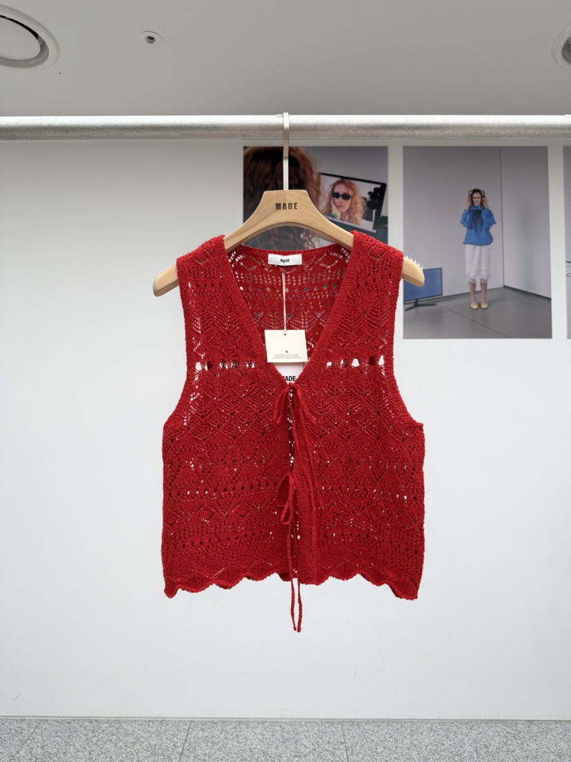 MADE-P韓國直郵女士新款推薦休閑熱賣職業真品時尚26春夏馬甲MADE-P馬甲圖色2