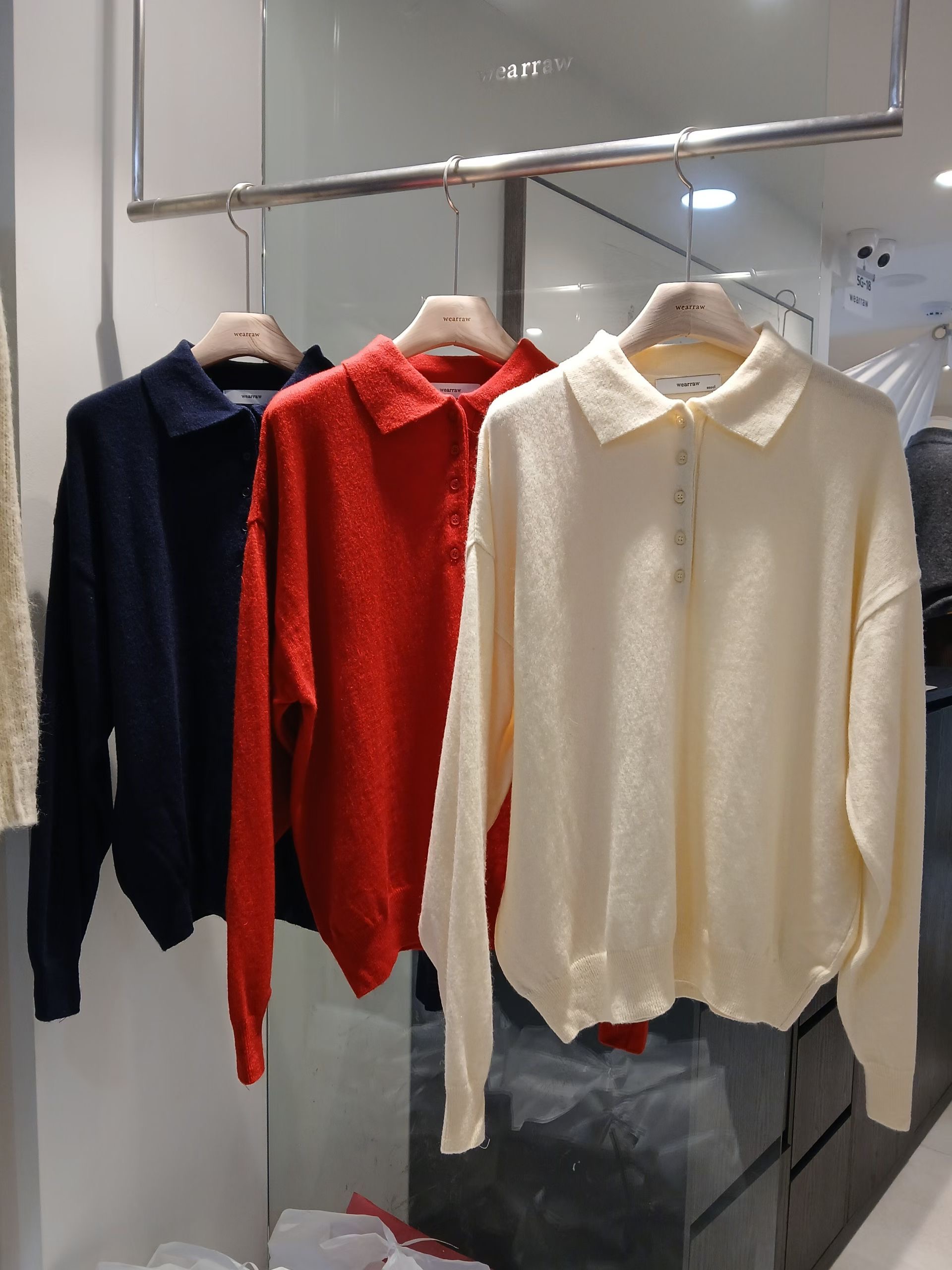 WEARRAW/WELL ROW東大門直郵女裝新品真品職業推薦針織衫WEARRAW/WELL ROW針織衫圖色2左二色