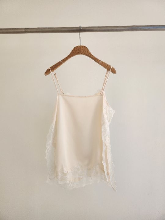 FEMME韓國代購女裝新品26春夏推薦休閑吊帶背心套裝蕾絲開衩FEMME吊帶/背心