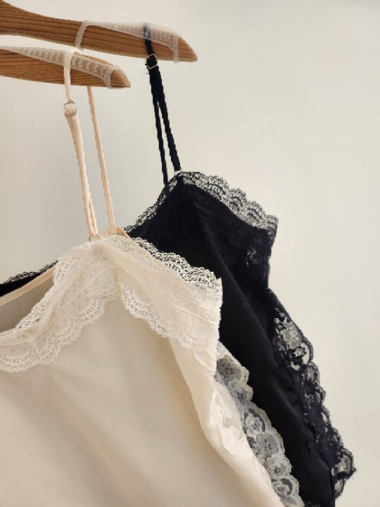 FEMME韓國代購女裝新品26春夏推薦休閑吊帶背心套裝蕾絲開衩FEMME吊帶/背心