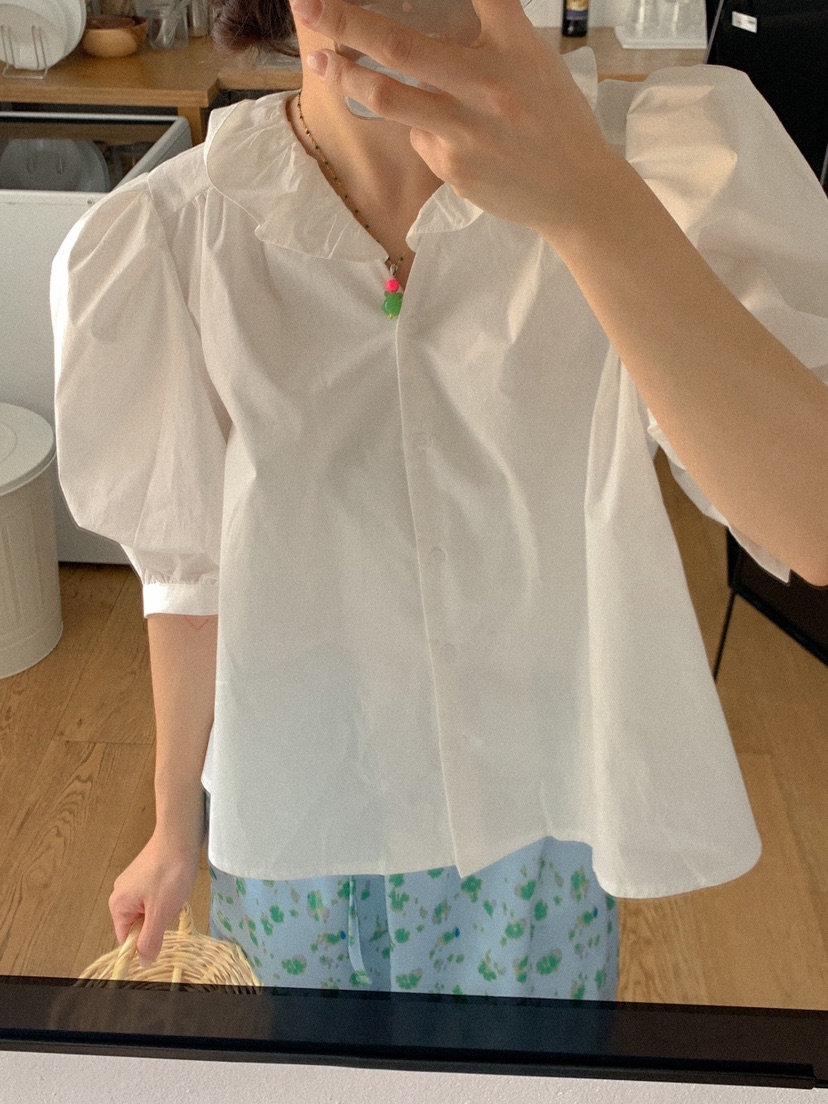 LETAILOR東大門代購女士新品推薦真品人氣26春夏襯衫蕾絲衫LETAILOR襯衫/蕾絲衫圖色1