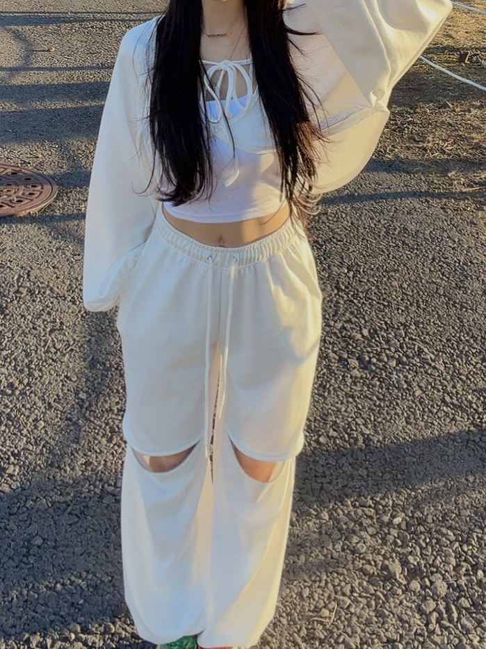 PALETTE-Q東大門實拍女士新款真品熱賣26春夏休閑褲拉鏈PALETTE-Q休閑褲