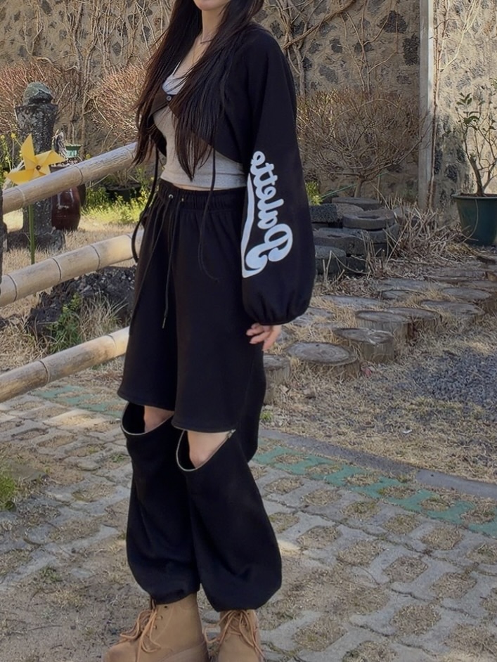 PALETTE-Q東大門實拍女士新款真品熱賣26春夏休閑褲拉鏈PALETTE-Q休閑褲