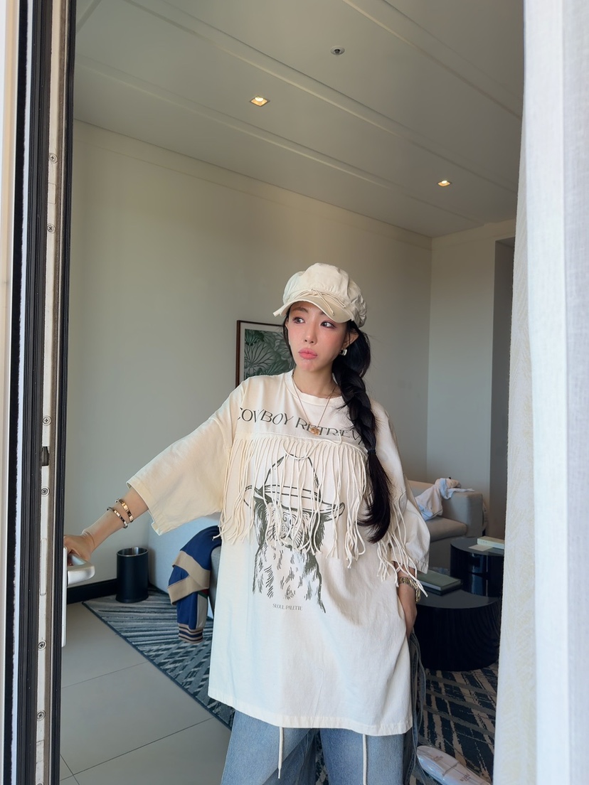 PALETTE-Q東大門代購女裝新款推薦時尚真品休閑人氣熱賣T恤PALETTE-QT恤