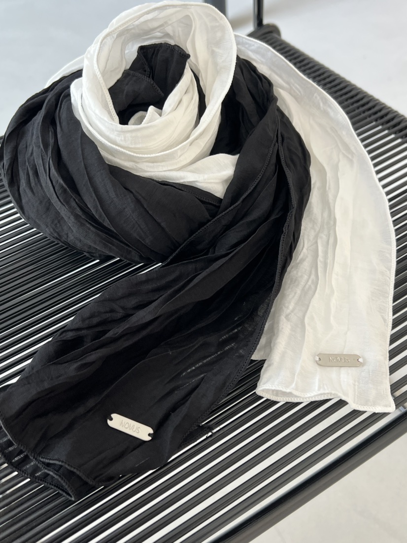 NOVUS韓國代購女裝新款26春夏休閑時尚熱賣職業圍巾披肩圍巾NOVUS圍巾/披肩