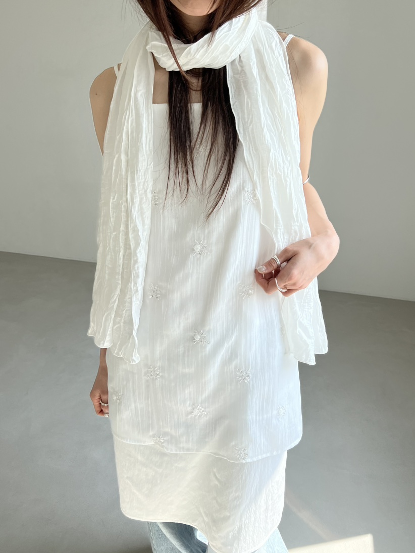 NOVUS韓國代購女裝新款26春夏休閑時尚熱賣職業圍巾披肩圍巾NOVUS圍巾/披肩