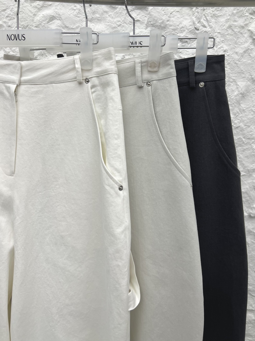 NOVUS韓國直郵實拍女裝新品熱賣26春夏休閑職業時尚休閑褲NOVUS休閑褲