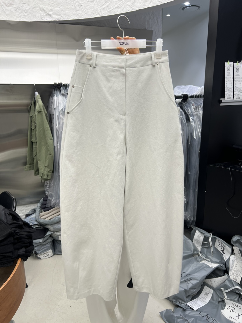 NOVUS韓國直郵實拍女裝新品熱賣26春夏休閑職業時尚休閑褲NOVUS休閑褲圖色2