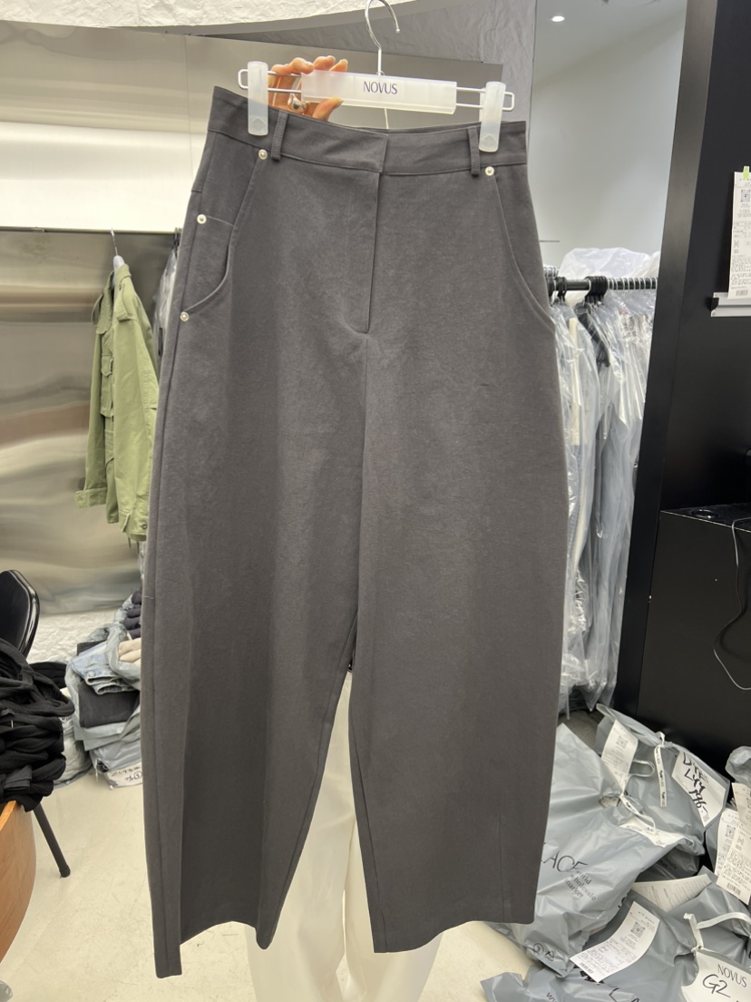 NOVUS韓國直郵實拍女裝新品熱賣26春夏休閑職業時尚休閑褲NOVUS休閑褲圖色3