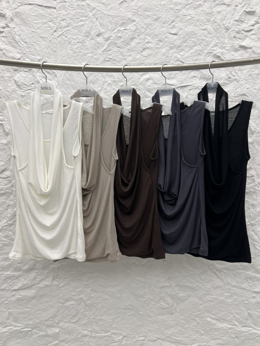 NOVUS韓國直郵實拍女士新款26春夏推薦人氣吊帶背心假兩件NOVUS吊帶/背心