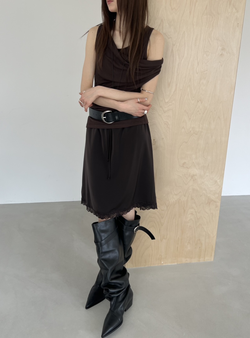 NOVUS韓國直郵實拍女士新款26春夏推薦人氣吊帶背心假兩件NOVUS吊帶/背心