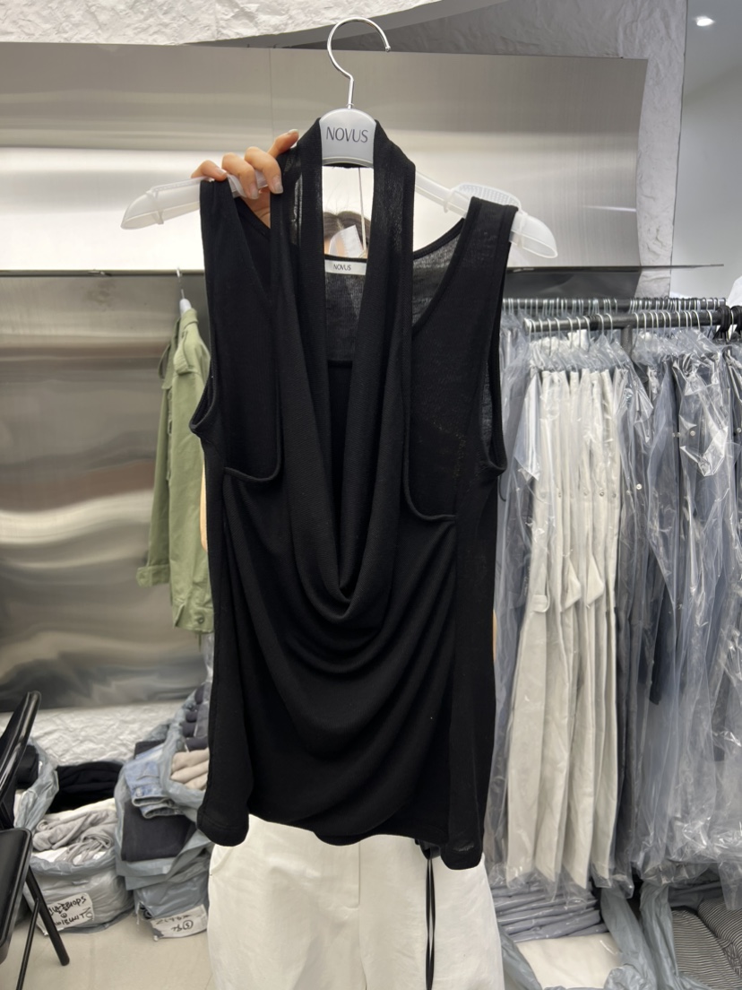 NOVUS韓國直郵實拍女士新款26春夏推薦人氣吊帶背心假兩件NOVUS吊帶/背心圖色5