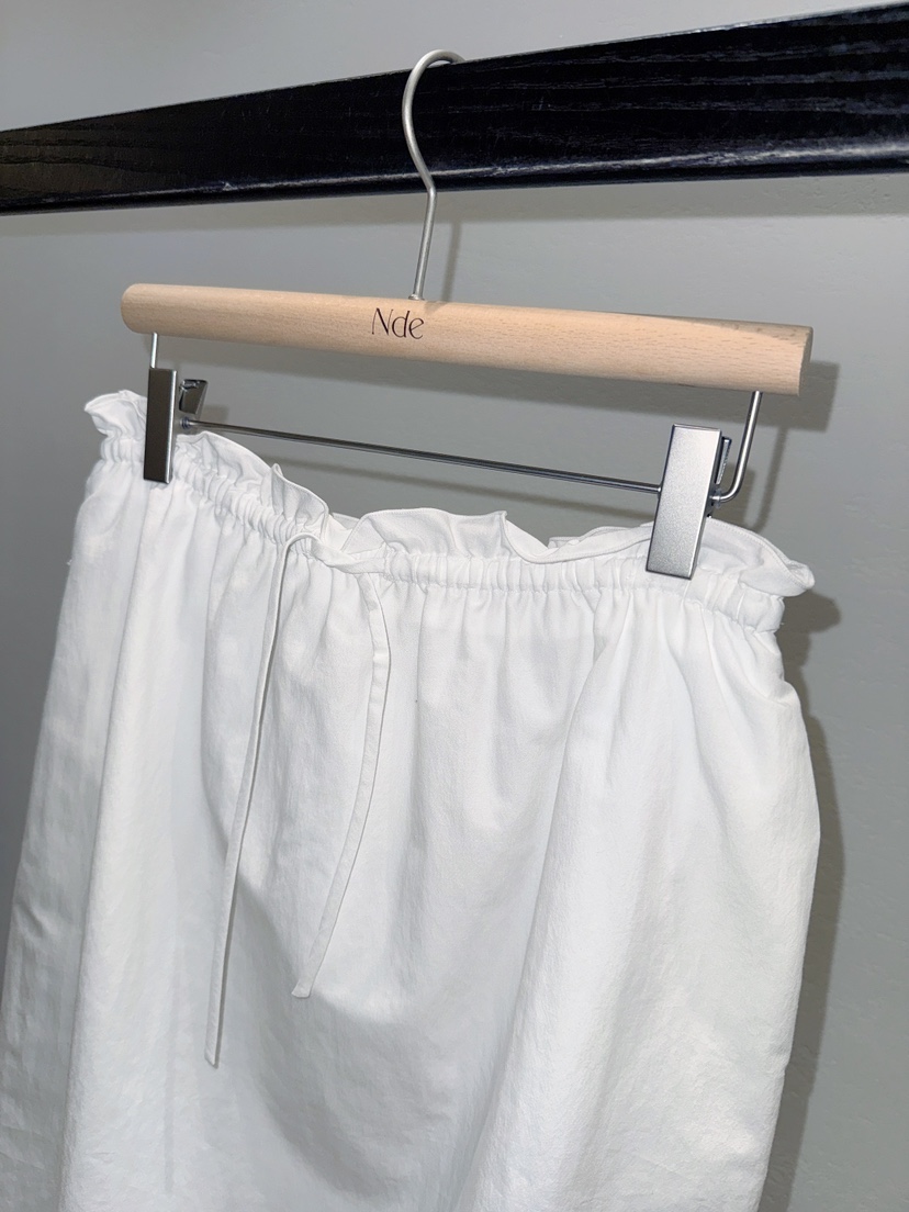 NDE韓國東大門直郵女士新品推薦休閑職業半身裙中短裙荷葉邊BOHEME_NDE半身裙/中短裙