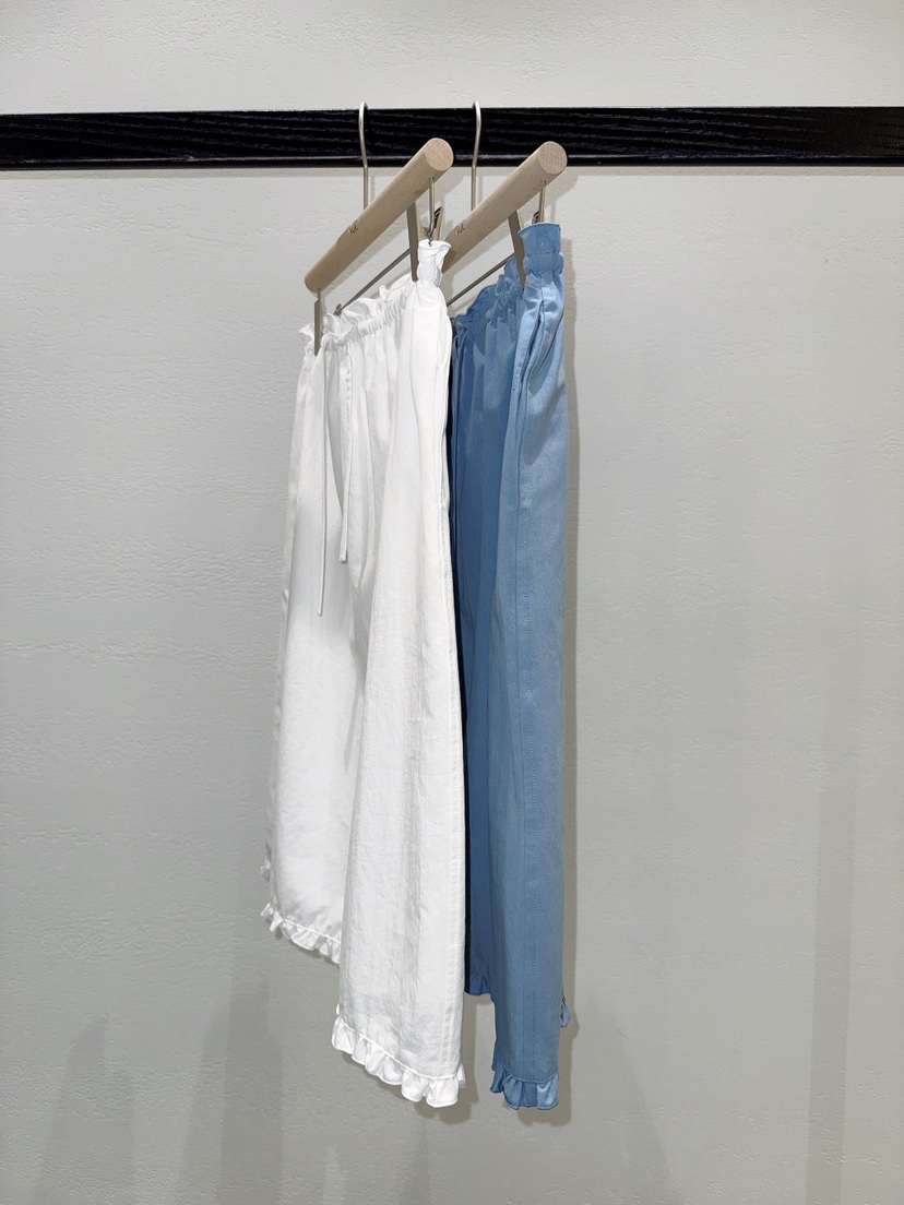 NDE韓國東大門直郵女士新品推薦休閑職業半身裙中短裙荷葉邊BOHEME_NDE半身裙/中短裙