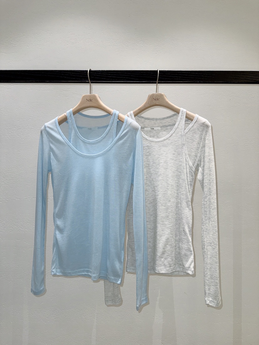 NDE韓國直郵女士新品人氣職業26春夏休閑推薦套裝天絲套裝BOHEME_NDE套裝