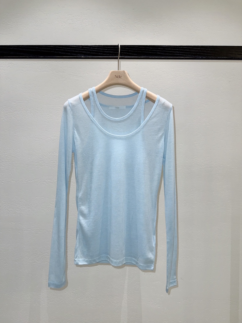 NDE韓國直郵女士新品人氣職業26春夏休閑推薦套裝天絲套裝BOHEME_NDE套裝圖色2