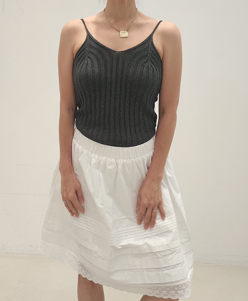 NEOUL韓國直郵實拍女士新品職業休閑時尚推薦熱賣吊帶背心NEOUL/ahin雙領標簽吊帶/背心