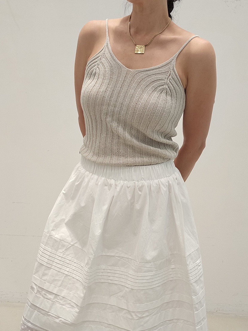 NEOUL韓國直郵實拍女士新品職業休閑時尚推薦熱賣吊帶背心NEOUL/ahin雙領標簽吊帶/背心