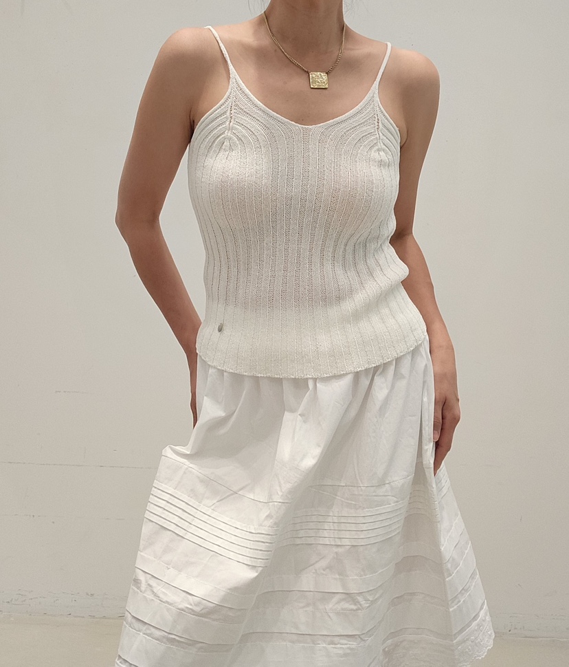 NEOUL韓國直郵實拍女士新品職業休閑時尚推薦熱賣吊帶背心NEOUL/ahin雙領標簽吊帶/背心