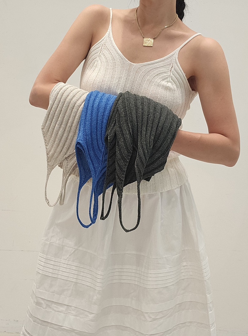 NEOUL韓國直郵實拍女士新品職業休閑時尚推薦熱賣吊帶背心NEOUL/ahin雙領標簽吊帶/背心