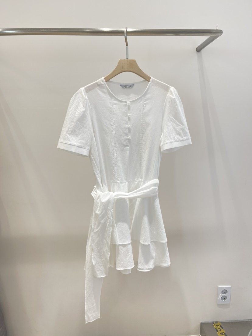 A P-STUDIO韓國直郵女裝新款休閑推薦時尚連衣裙含腰帶A P-STUDIO連衣裙圖色1