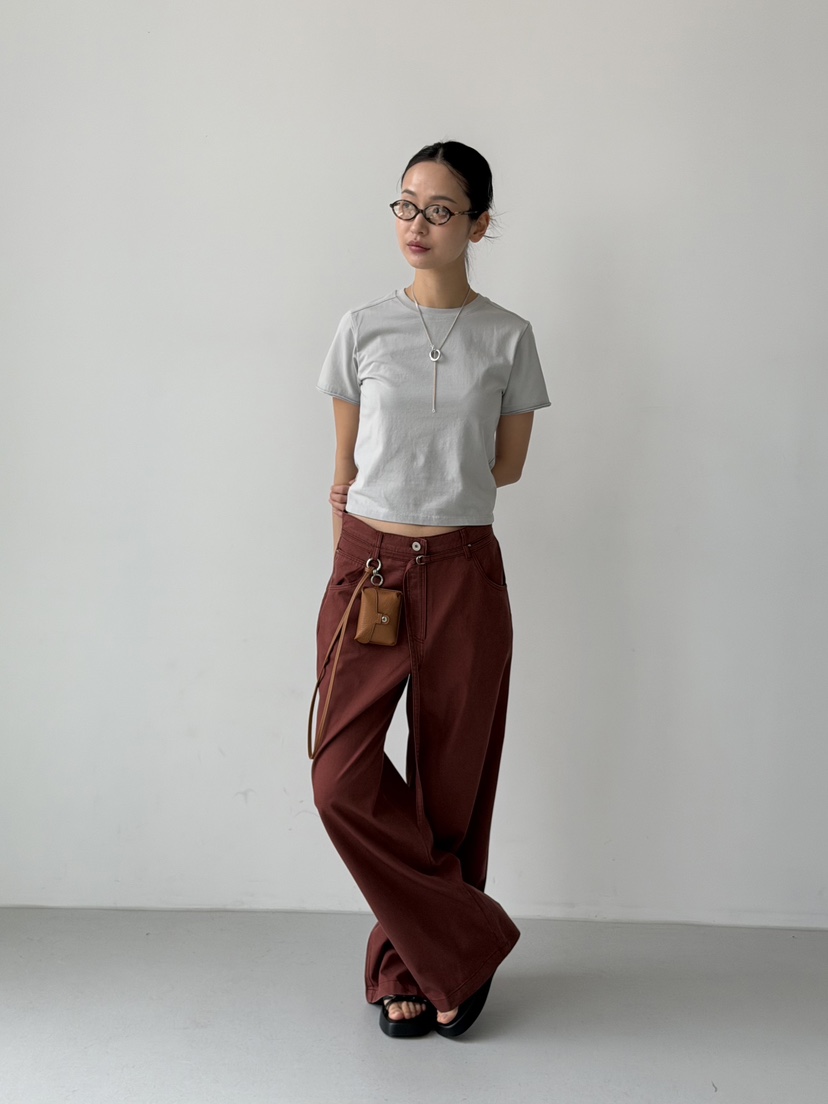 KARE/WEREPIECE韓國東大門直郵女裝新品推薦休閑褲含腰繩KARE/WEREPIECE休閑褲