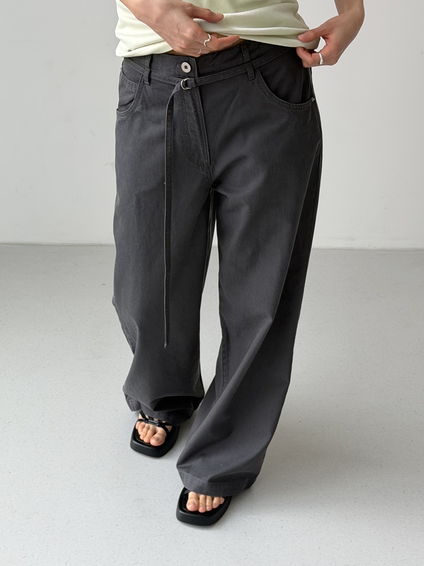 KARE/WEREPIECE韓國東大門直郵女裝新品推薦休閑褲含腰繩KARE/WEREPIECE休閑褲