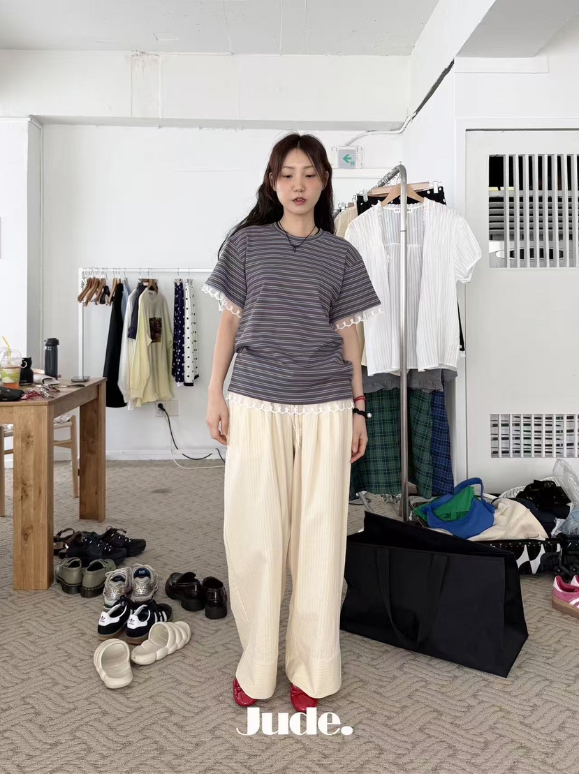 HEYJUDE韓國代購女裝新品推薦熱賣時尚休閑26春夏職業休閑褲HEYJUDE休閑褲