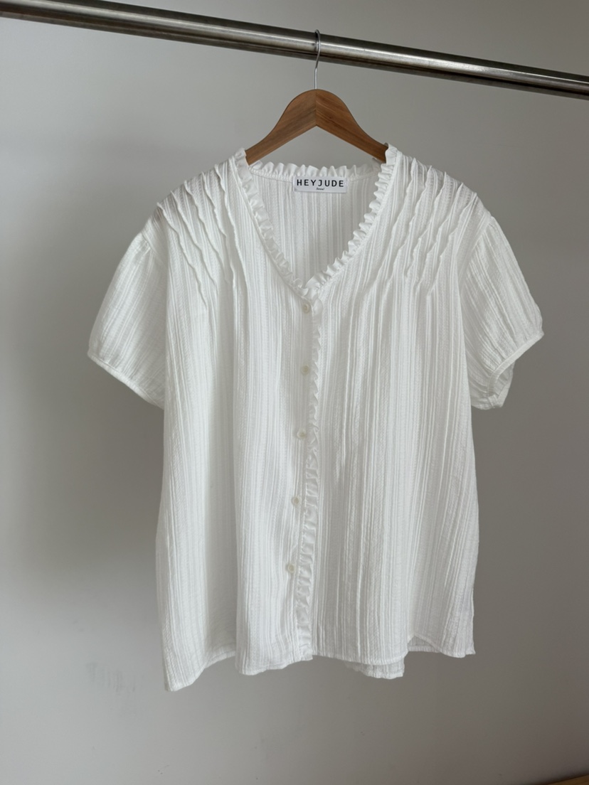 HEYJUDE韓國東大門直郵女士新品熱賣人氣26春夏襯衫蕾絲衫HEYJUDE襯衫/蕾絲衫圖色2