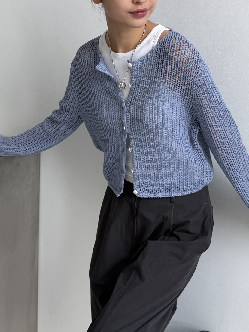 KARE/WEREPIECE韓國直郵實拍女裝新品熱賣針織衫鉤針編織KARE/WEREPIECE針織衫