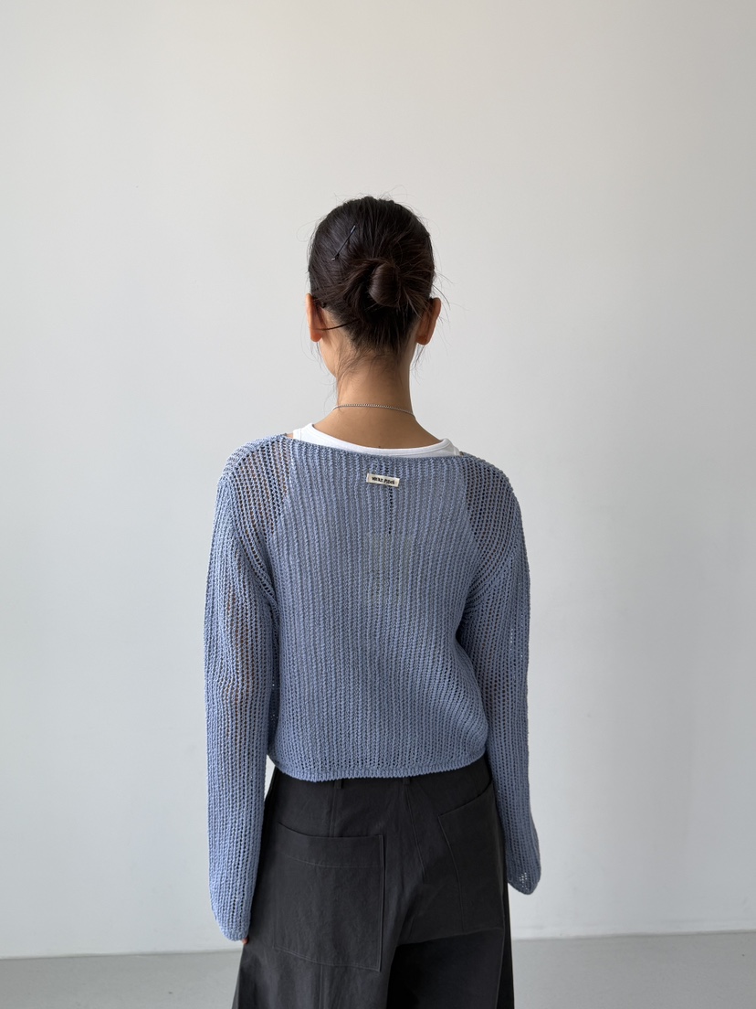 KARE/WEREPIECE韓國直郵實拍女裝新品熱賣針織衫鉤針編織KARE/WEREPIECE針織衫