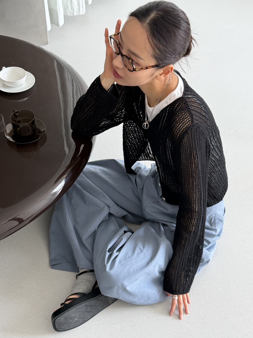 KARE/WEREPIECE韓國直郵實拍女裝新品熱賣針織衫鉤針編織KARE/WEREPIECE針織衫