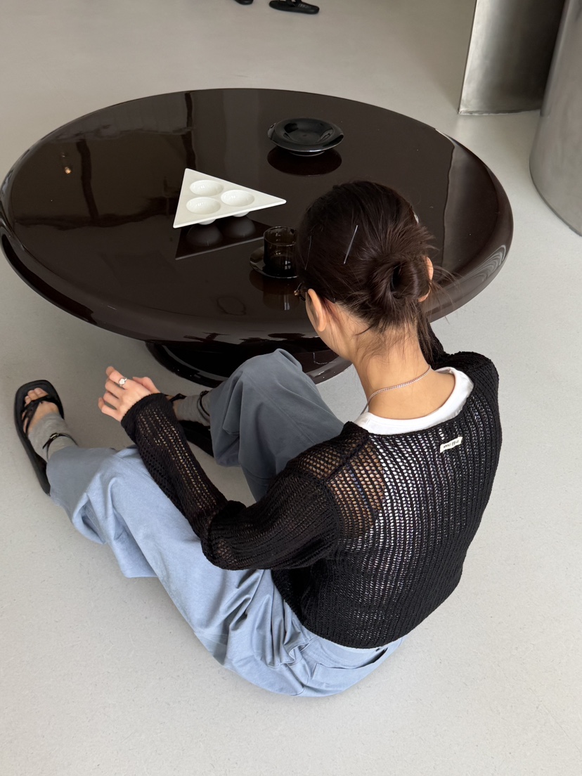 KARE/WEREPIECE韓國直郵實拍女裝新品熱賣針織衫鉤針編織KARE/WEREPIECE針織衫