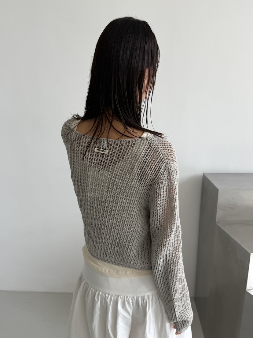 KARE/WEREPIECE韓國直郵實拍女裝新品熱賣針織衫鉤針編織KARE/WEREPIECE針織衫