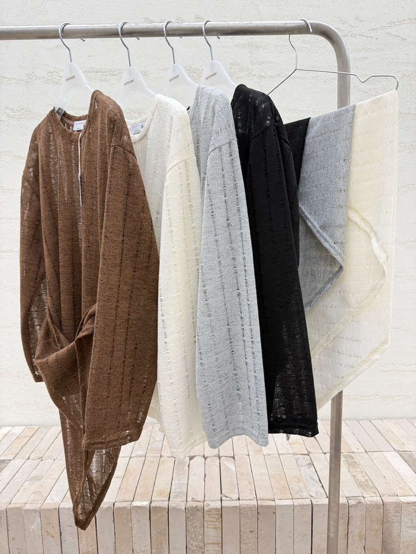 CM韓國直郵實拍女士新款休閑時尚26春夏人氣針織衫含圍巾CM_centimeter針織衫