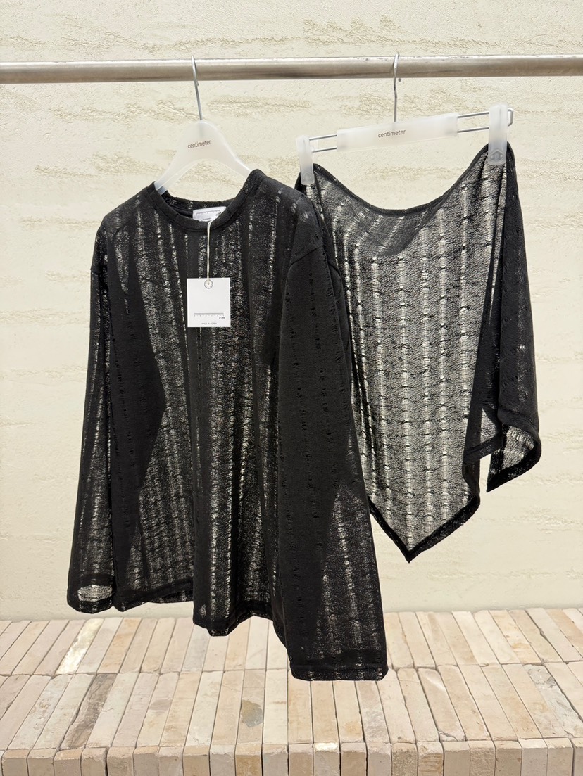 CM韓國直郵實拍女士新款休閑時尚26春夏人氣針織衫含圍巾CM_centimeter針織衫圖色4