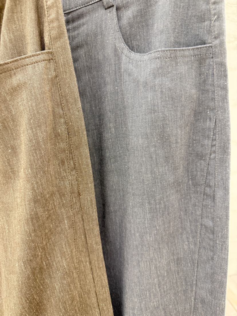 CM韓國直郵實拍女裝新品熱賣職業26春夏推薦休閑休閑褲亞麻CM_centimeter休閑褲