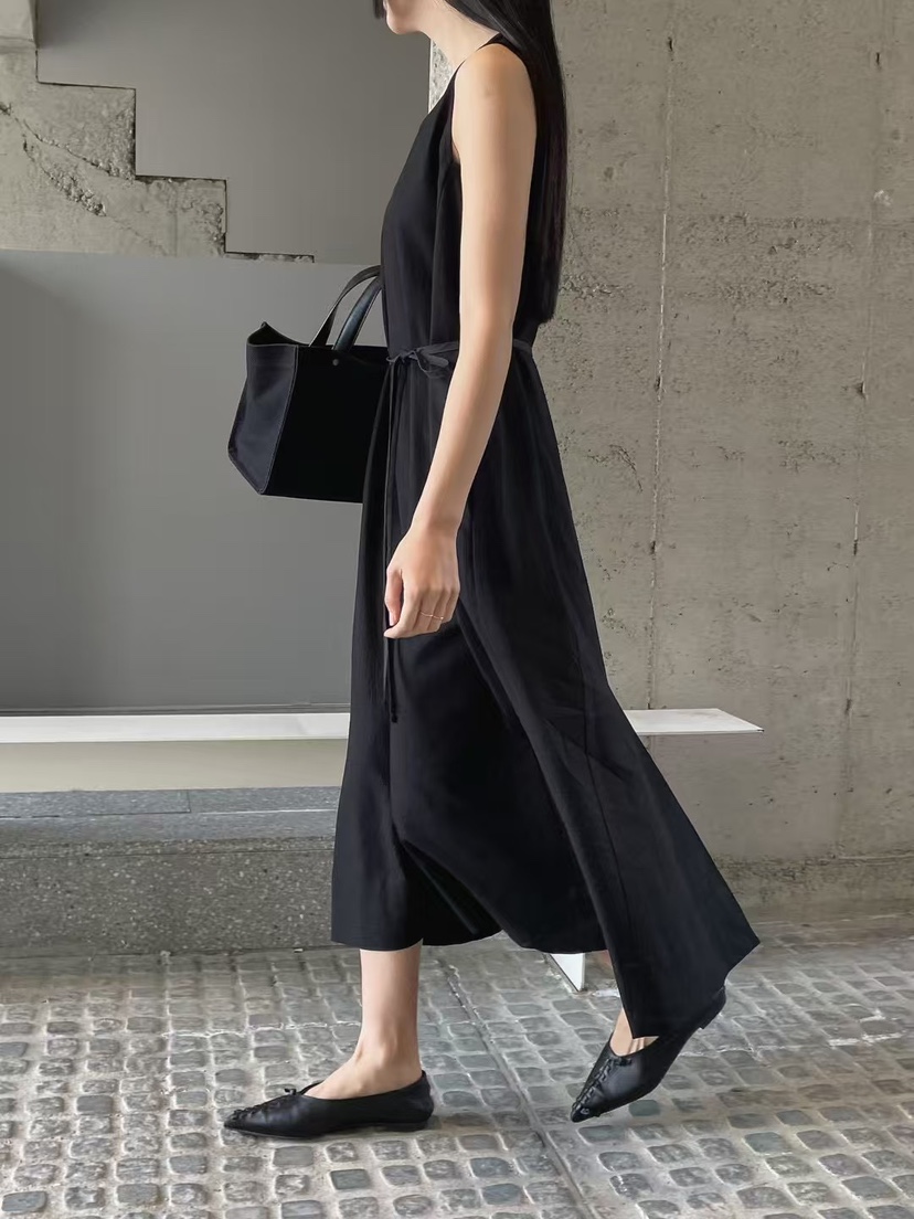 MUSHROOM EFFECT韓國東大門代購女裝新款人氣長裙含腰繩MUSHROOM EFFECT長裙