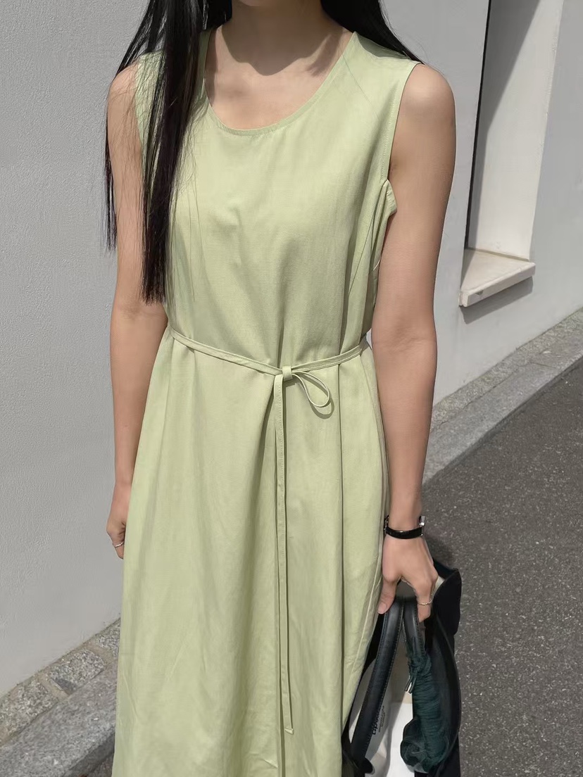 MUSHROOM EFFECT韓國東大門代購女裝新款人氣長裙含腰繩MUSHROOM EFFECT長裙