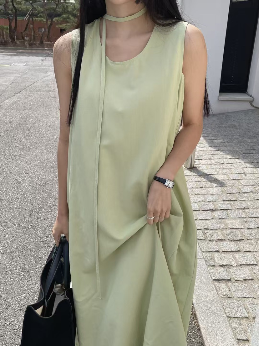 MUSHROOM EFFECT韓國東大門代購女裝新款人氣長裙含腰繩MUSHROOM EFFECT長裙