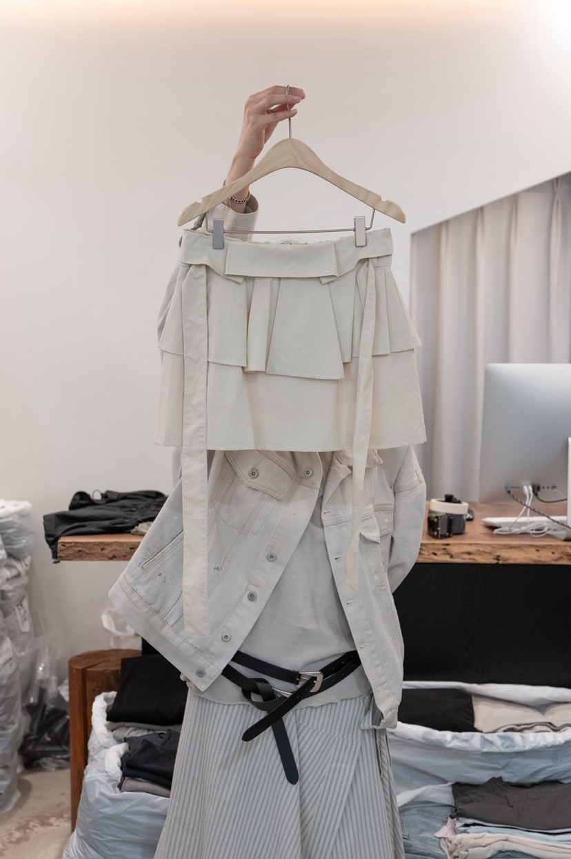 FRIC韓國直郵實拍女裝新品職業人氣休閑推薦26春夏熱賣短裙FRIC短裙圖色1