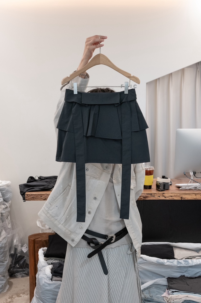 FRIC韓國直郵實拍女裝新品職業人氣休閑推薦26春夏熱賣短裙FRIC短裙圖色2