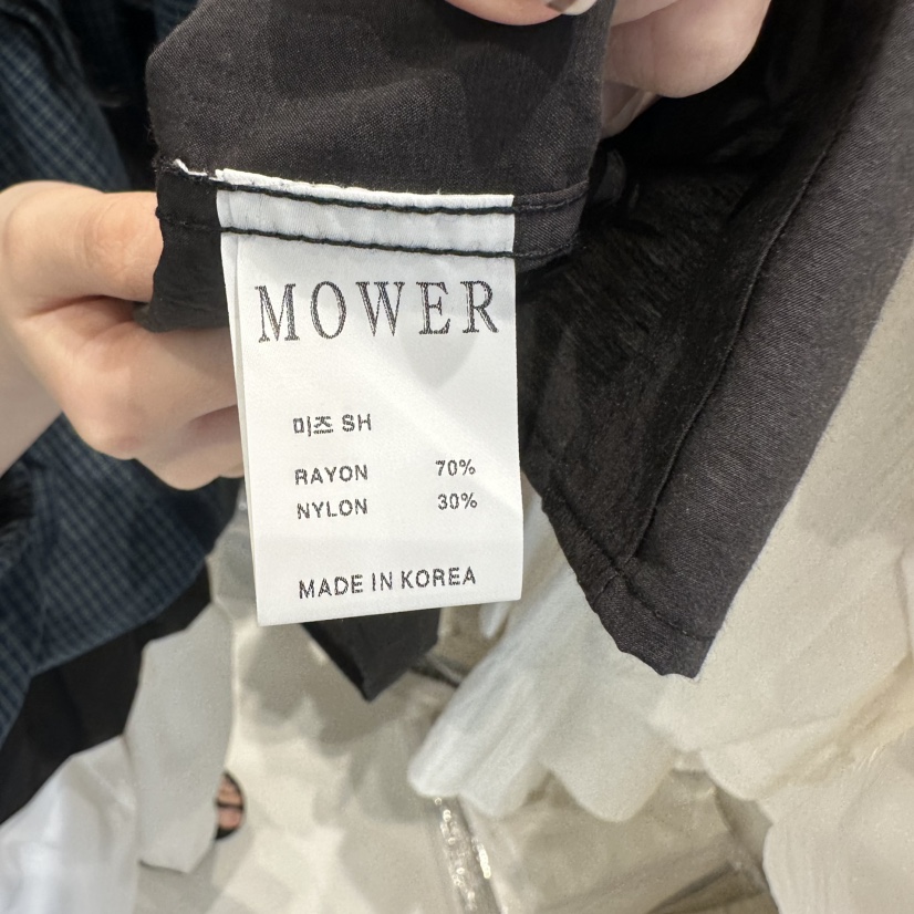 MOWER韓國直郵實拍女士新品休閑推薦26春夏人氣襯衫蕾絲衫MOWER襯衫/蕾絲衫