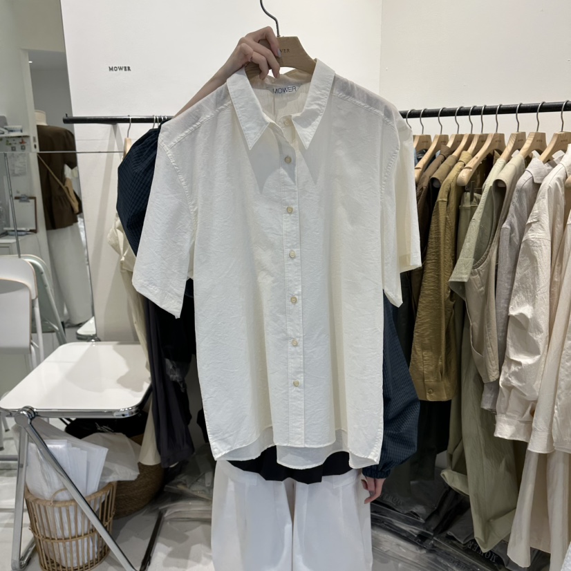 MOWER韓國直郵實拍女士新品休閑推薦26春夏人氣襯衫蕾絲衫MOWER襯衫/蕾絲衫圖色2