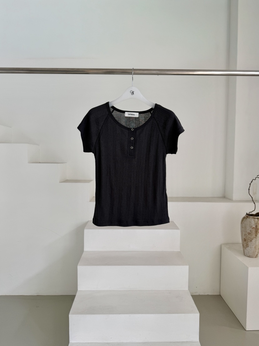 OATMEAL韓國東大門代購女裝新品時尚休閑職業推薦人氣T恤OATMEALT恤圖色4
