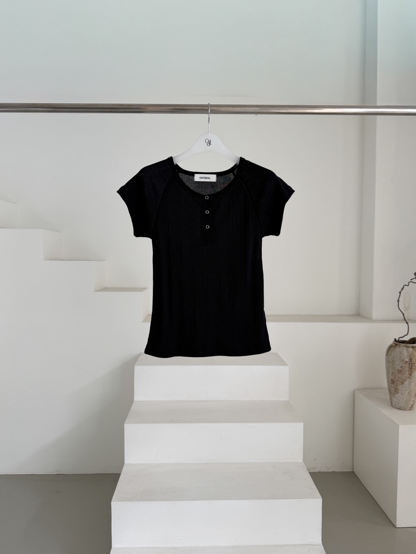 OATMEAL韓國東大門代購女裝新品時尚休閑職業推薦人氣T恤OATMEALT恤圖色5