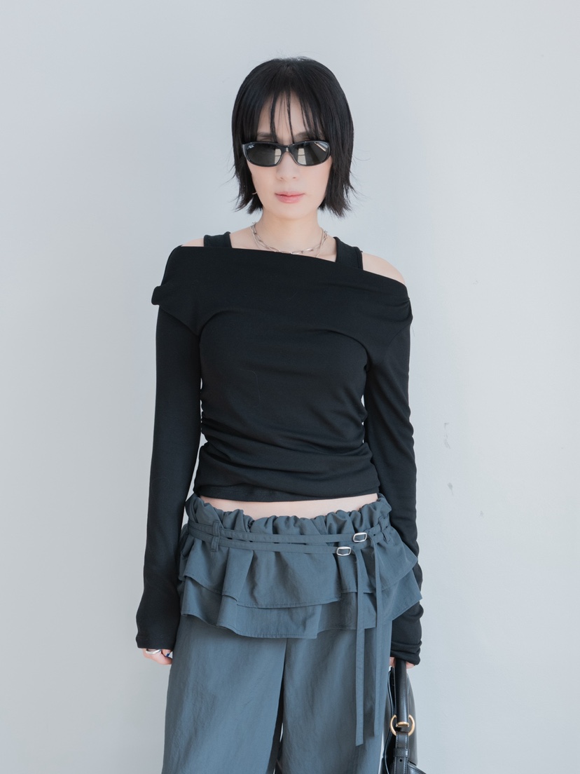 FRIC韓國代購女士新款熱賣休閑推薦時尚人氣26春夏長袖T恤FRIC長袖T恤