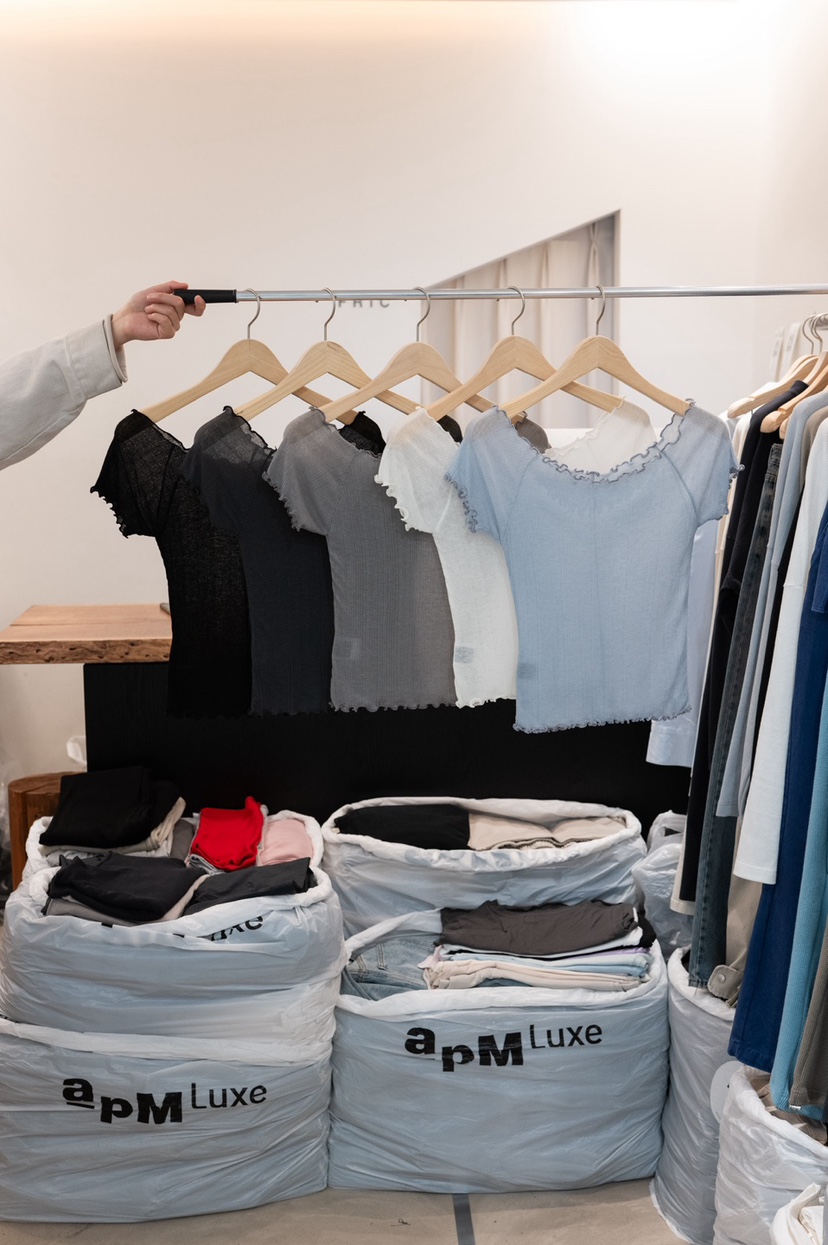 FRIC韓國直郵女士新款人氣熱賣休閑職業26春夏推薦T恤羅紋FRICT恤