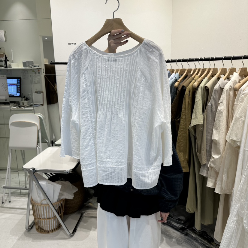 MOWER韓國東大門代購女裝新款時尚熱賣休閑推薦襯衫蕾絲衫MOWER襯衫/蕾絲衫